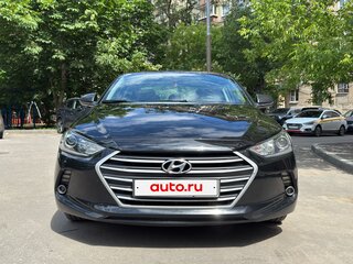 2017 Hyundai Elantra VI (AD), чёрный, 1540000 рублей, вид 2