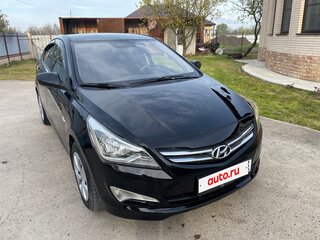 2016 Hyundai Solaris I Рестайлинг, чёрный, 850000 рублей, вид 5