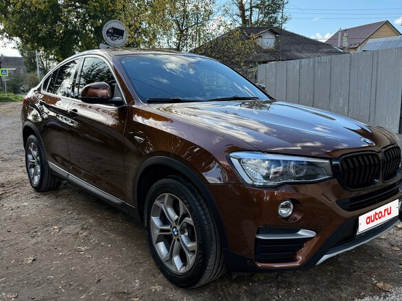 2018 BMW X4 20i I (F26), коричневый - вид 2
