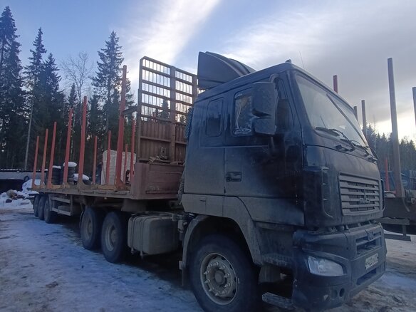 2013 МАЗ 6430, чёрный - вид 1