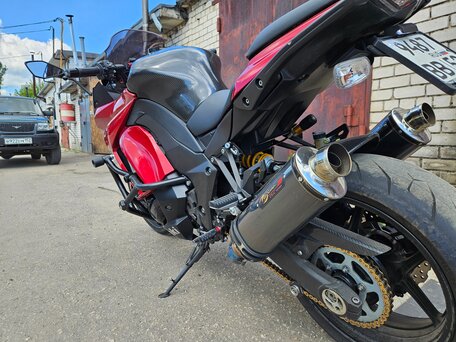 2015 Kawasaki Z 1000SX, красный, 775000 рублей, вид 4