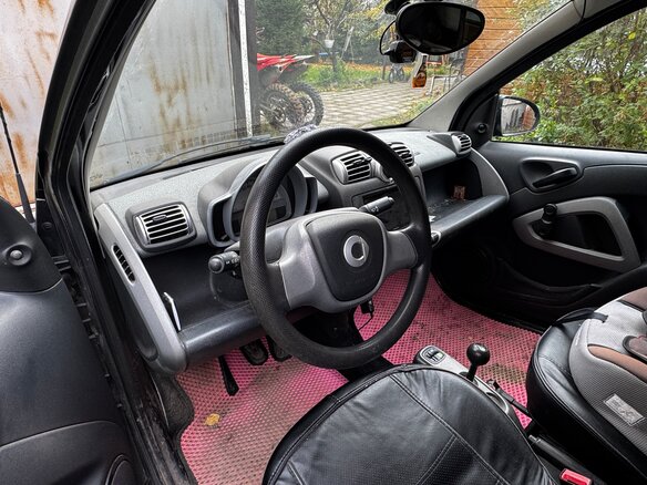 2009 Smart Fortwo II, чёрный, 400000 рублей - вид 6