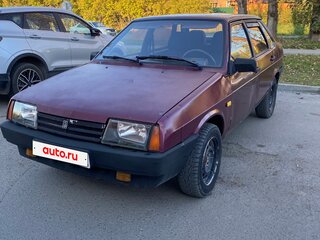 1999 Lada (ВАЗ) 21099, красный, 95000 рублей, вид 1