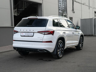 2024 Skoda Kodiaq I Рестайлинг, белый, 4220000 рублей, вид 4