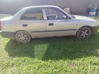 2008 Hyundai Accent ТагАЗ II, серебристый, 250000 рублей, вид 2