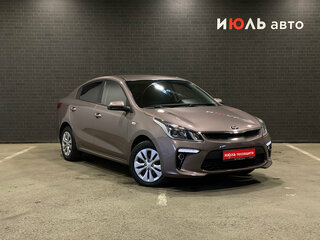 2019 Kia Rio IV, коричневый, 1450000 рублей, вид 3