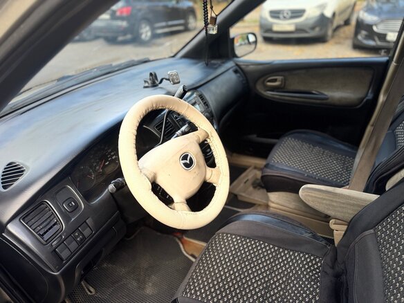 2002 Mazda MPV II (LW), золотистый, 355000 рублей - вид 6