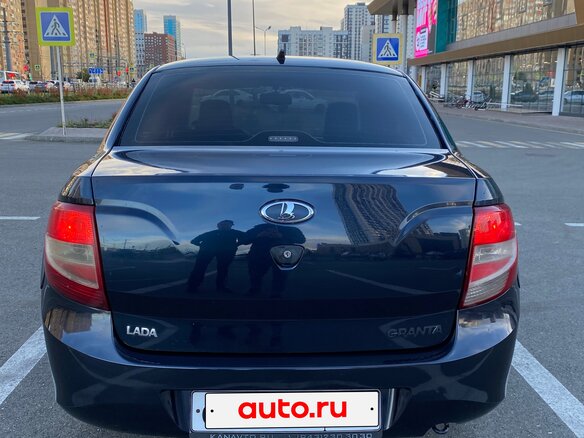 2012 Lada (ВАЗ) Granta I, синий, 330000 рублей - вид 3