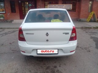 2012 Renault Logan I Рестайлинг, белый, 300000 рублей, вид 3