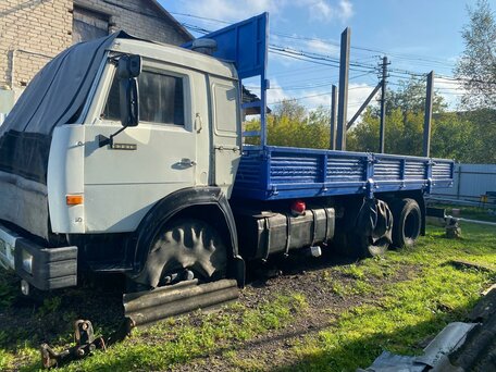 2000 КамАЗ 53215, белый, 600000 рублей, вид 1