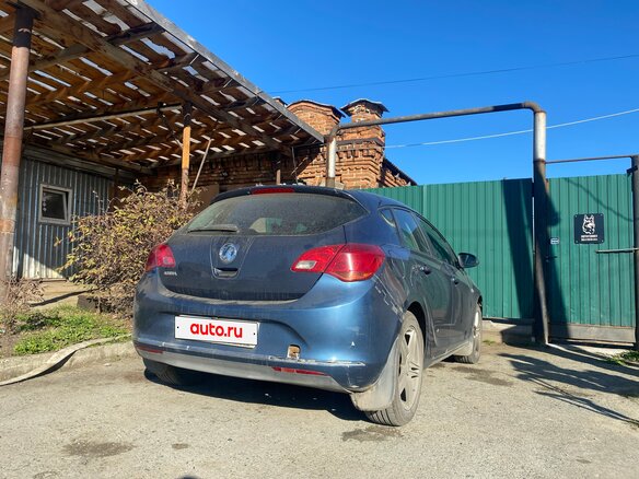 2012 Opel Astra J Рестайлинг, синий - вид 6