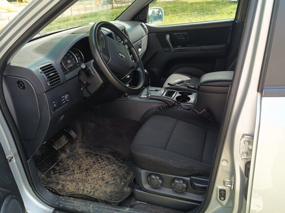 2008 Kia Sorento I Рестайлинг, серый, 710000 рублей - вид 6