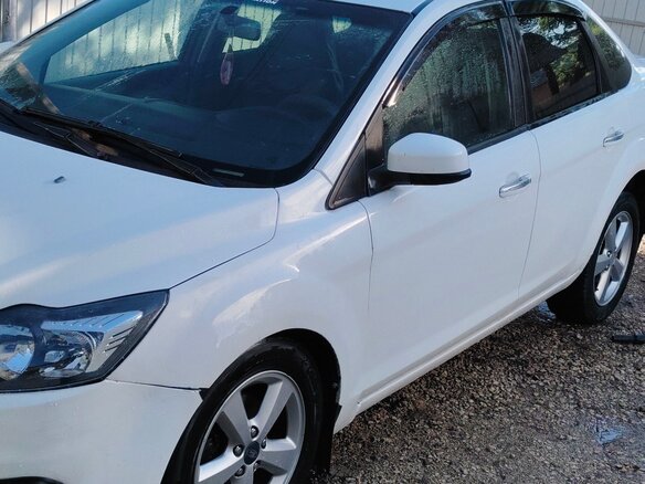 2008 Ford Focus II Рестайлинг, белый, 430000 рублей - вид 5