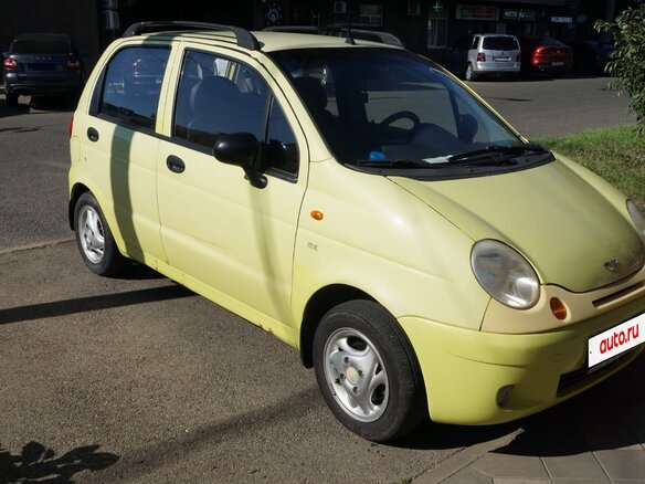2007 Daewoo Matiz I Рестайлинг, жёлтый, 215000 рублей