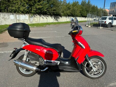 2007 Aprilia Scarabeo 400, красный, 265000 рублей, вид 2