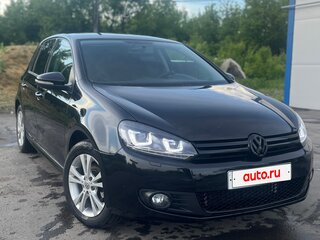 2012 Volkswagen Golf VI, чёрный, 890000 рублей, вид 1