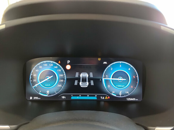 2022 Hyundai Santa Fe IV Рестайлинг, синий, 3469000 рублей - вид 12