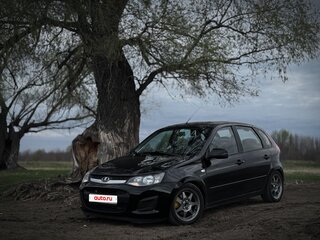 2014 Lada (ВАЗ) Kalina II, синий, 460000 рублей, вид 2