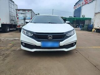 2019 Honda Civic X Рестайлинг, белый, 1220000 рублей, вид 2