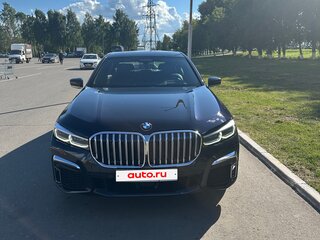 2019 BMW 7 серии Long 730Ld xDrive VI (G11/G12) Рестайлинг, синий, 5850000 рублей, вид 3