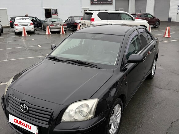 2004 Toyota Avensis II, чёрный, 530000 рублей - вид 1