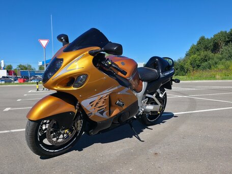 2005 Suzuki GSX 1300 R Hayabusa, золотистый, 600000 рублей, вид 1