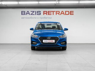 2017 Hyundai Solaris II, синий, 1229000 рублей, вид 2