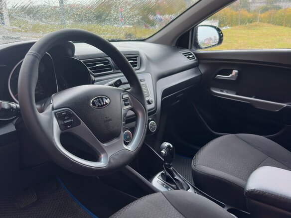 2015 Kia Rio III Рестайлинг, синий - вид 9