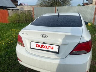 2016 Hyundai Solaris I Рестайлинг, белый, 590000 рублей, вид 3