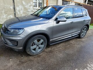 2016 Volkswagen Touareg II Рестайлинг, серый, 2500000 рублей, вид 1