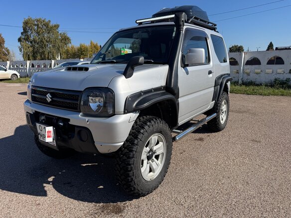 2016 Suzuki Jimny Kei car III Рестайлинг 2, серебристый, 1450000 рублей