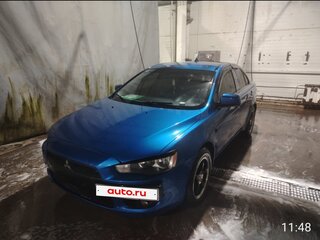 2008 Mitsubishi Lancer X, синий, 750000 рублей, вид 1