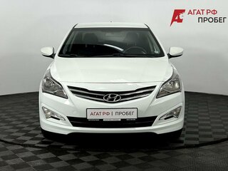 2015 Hyundai Solaris I Рестайлинг, белый, 1260000 рублей, вид 3