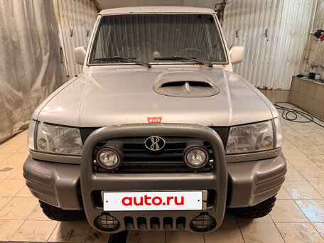 2001 Hyundai Galloper II, серый, 650000 рублей, вид 1