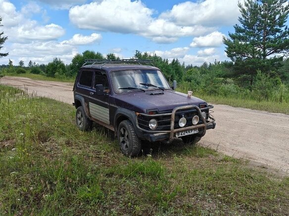 2003 Lada (ВАЗ) 2121 (4x4) I Рестайлинг, фиолетовый, 115000 рублей