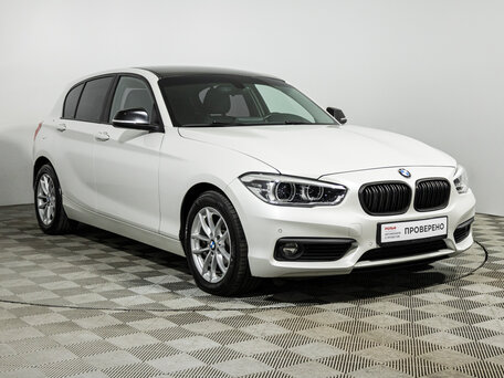 2017 BMW 1 серии 118i II (F20/F21) Рестайлинг, белый, 1749700 рублей, вид 3