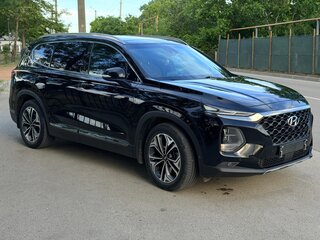 2019 Hyundai Santa Fe IV, чёрный, 3450000 рублей, вид 3