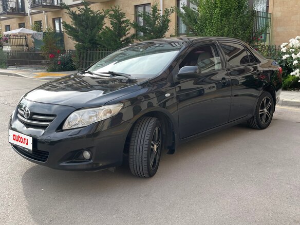 2007 Toyota Corolla AMT X (E140, E150), чёрный, 750000 рублей - вид 3