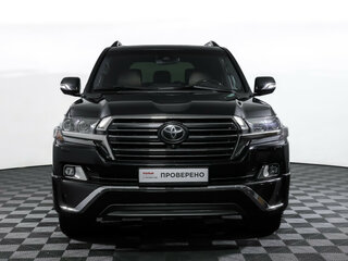2016 Toyota Land Cruiser 200 Series Рестайлинг 2, чёрный, 5990000 рублей, вид 2