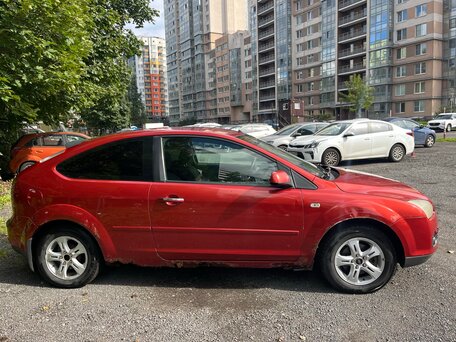 2007 Ford Focus II, красный, 180000 рублей, вид 4