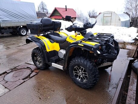 2018 Stels ATV-500YS Leopard, жёлтый, 490000 рублей, вид 2