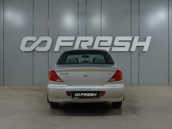 2008 Kia Spectra I Рестайлинг 2, серый, 354000 рублей - вид 3