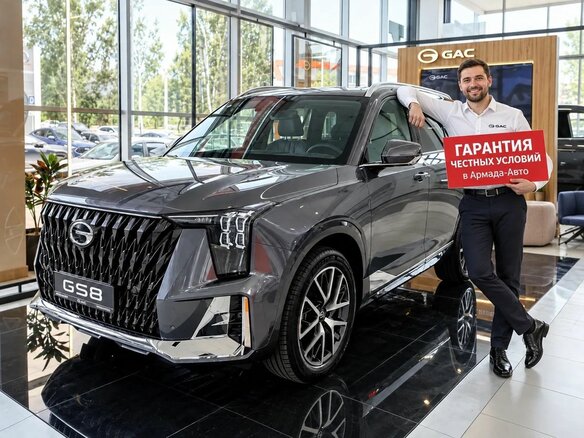 2026 GAC GS8 Dragon II, серый, 4949000 рублей