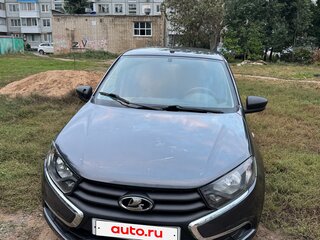 2019 Lada (ВАЗ) Granta I Рестайлинг, серебристый, 337000 рублей, вид 2
