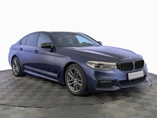2019 BMW 5 серии 530i xDrive VII (G30/G31/G38), синий, 3150000 рублей, вид 3