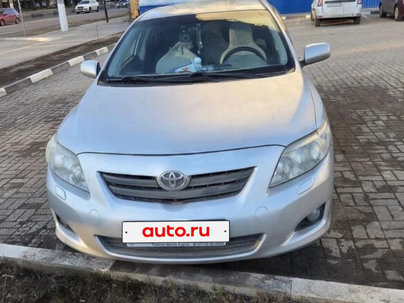 2008 Toyota Corolla X (E140, E150), серебристый, 460000 рублей