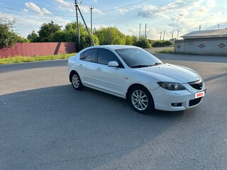2008 Mazda 3 4-speed I (BK) Рестайлинг, белый, 745000 рублей, вид 3