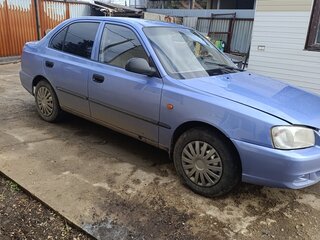 2004 Hyundai Accent ТагАЗ II, фиолетовый, 265000 рублей, вид 2