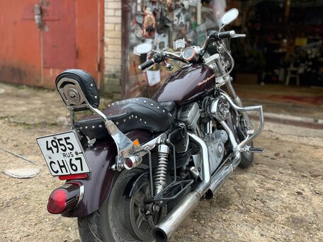 2005 Harley-Davidson Sportster 883, красный, 580000 рублей, вид 3