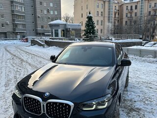 2021 BMW X4 20d II (G02) Рестайлинг, синий, 6500000 рублей, вид 2